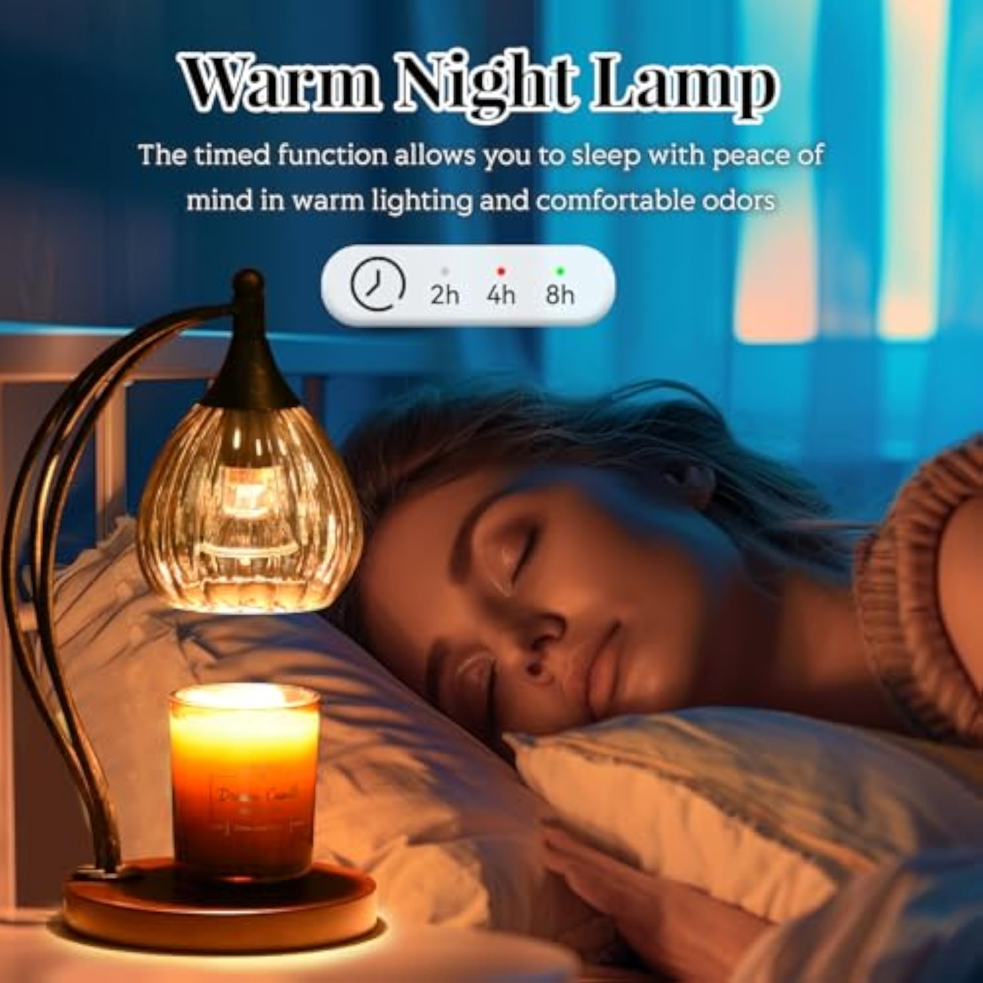 Candle Warmer Lamp with Timer Dimmer